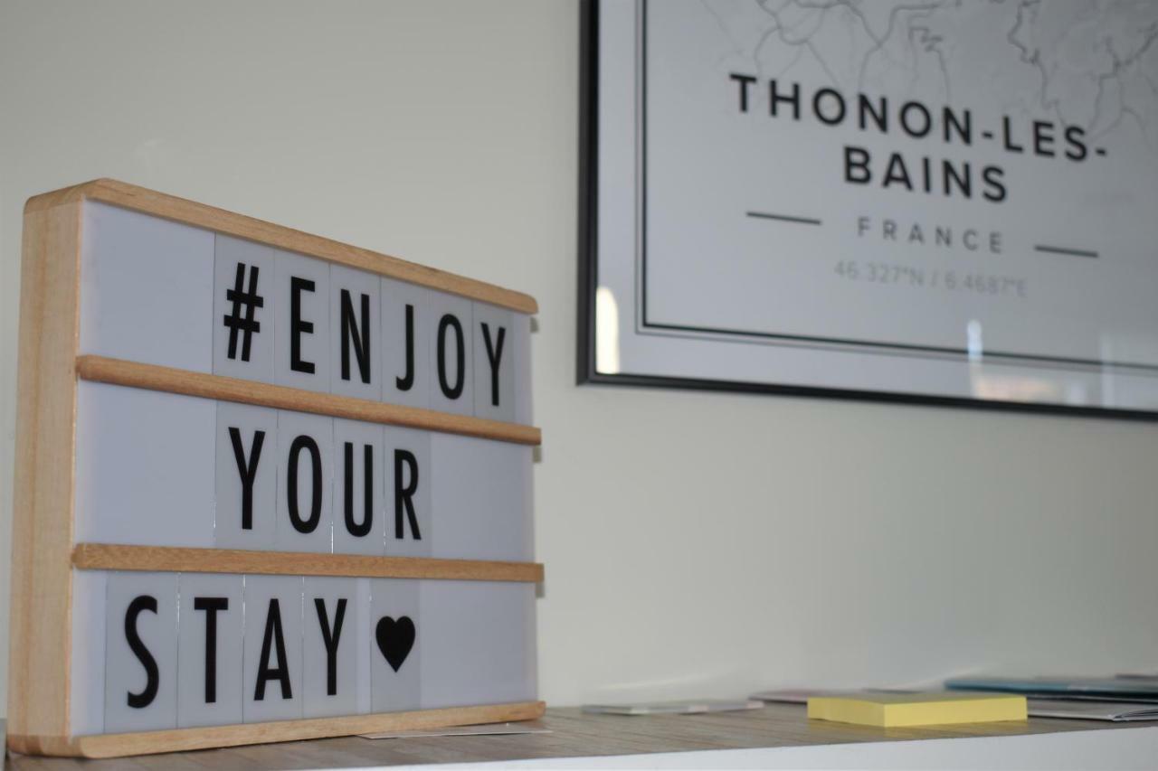 Le Coeur Du Saphir Apartment Thonon-les-Bains Luaran gambar